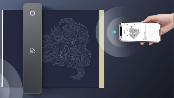 纹身打印机衔接蓝牙